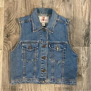 Vintage LEVI’S Women’s Denim Crop Vest